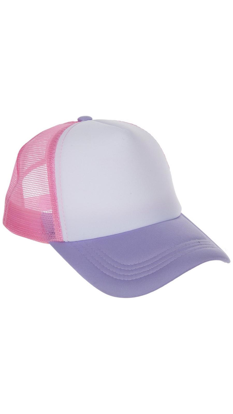 Mesh Style United States Thin Silver Line Flag Baseball Cap
