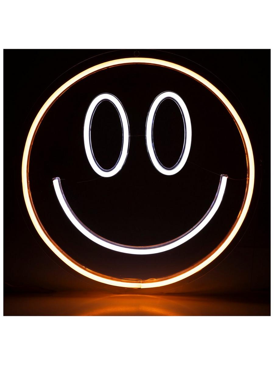 【可愛い】LEDネオンサイン(Smiling faces 笑顔) アメリカン雑貨 Smiley Face Neon Sign for Wall Decor, 5V USB Powered Smile