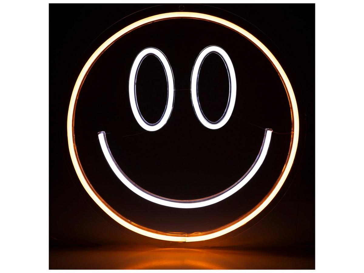 【可愛い】LEDネオンサイン(Smiling faces 笑顔) アメリカン雑貨 DENKO HOME LED ネオンサイン hello ハロー USB ネオンライト
