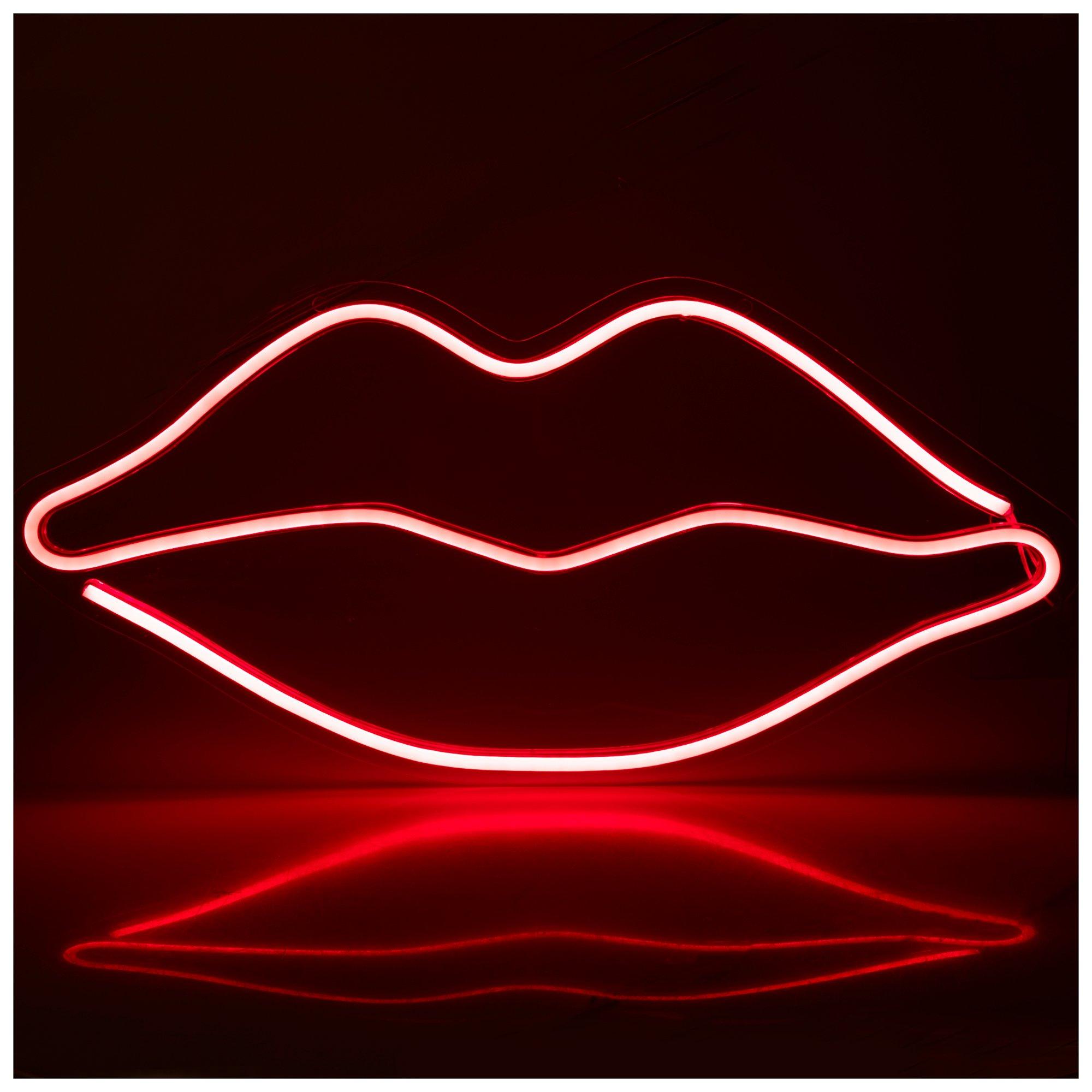 Pink Lips LED Neon Sign Hobby Lobby 2351534