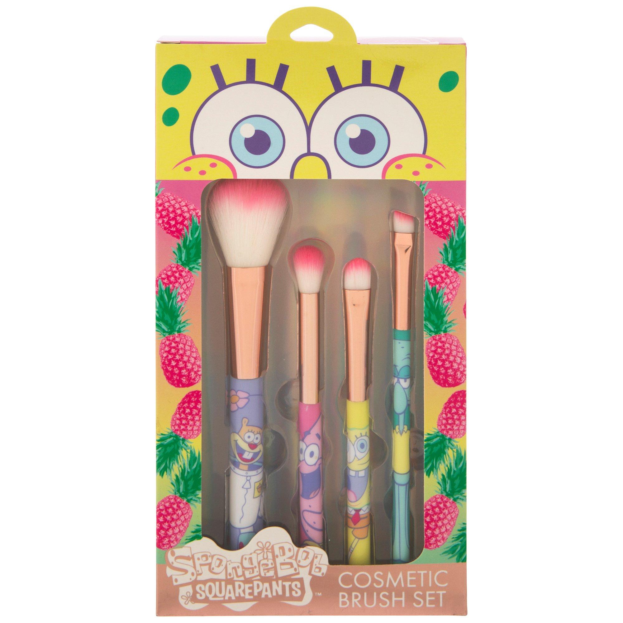 SpongeBob Makeup Brushes 4 Piece Set Hobby Lobby 2352011