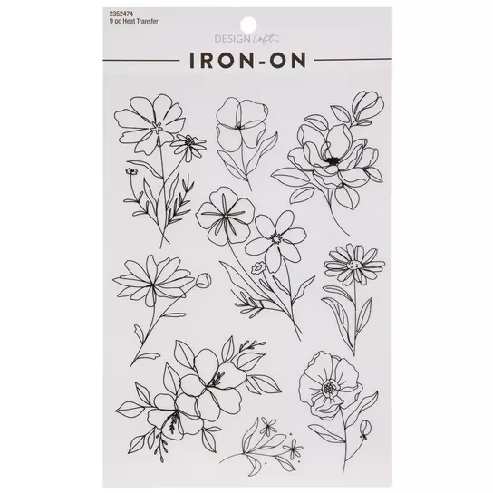 Roses Iron-On Patches, Hobby Lobby