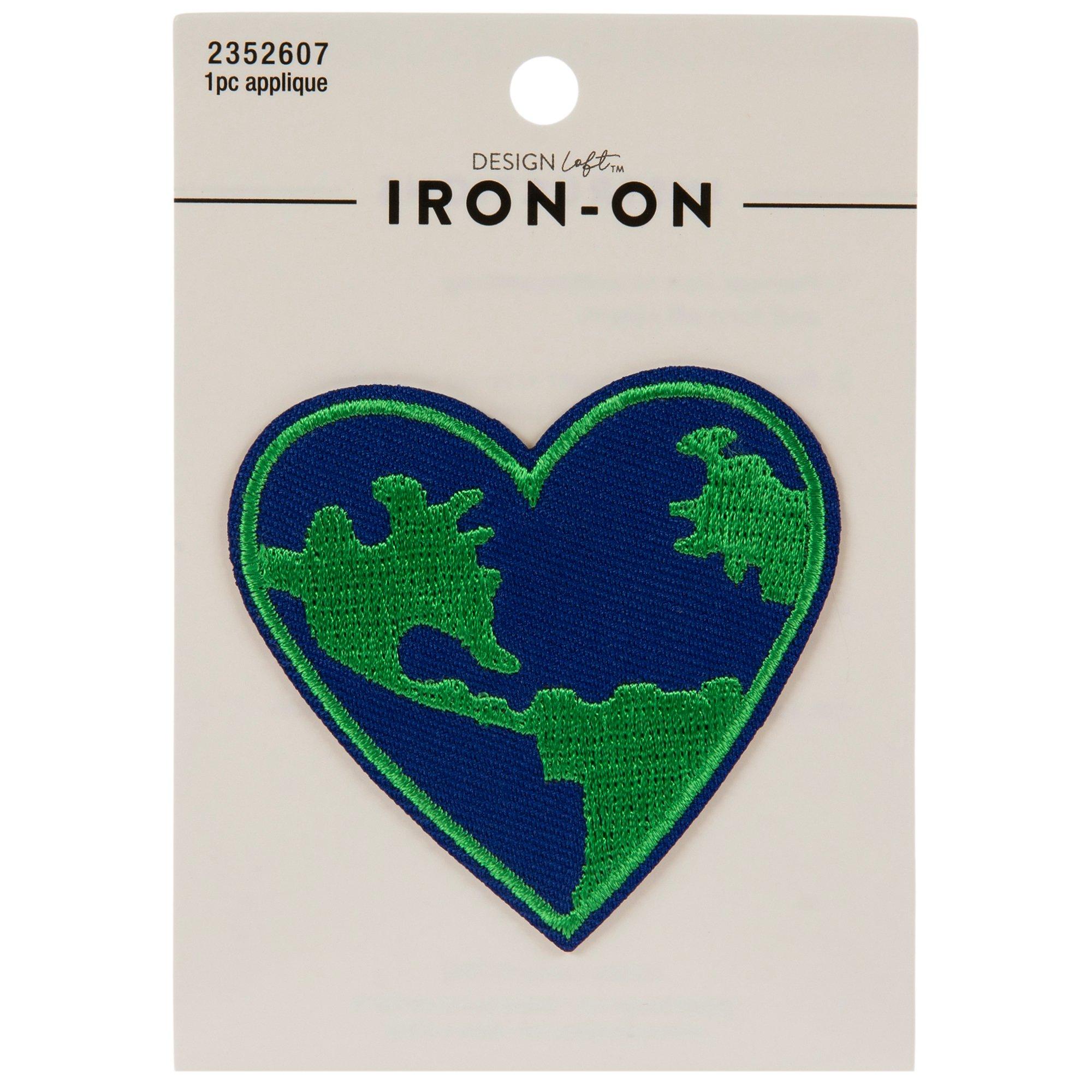 Earth Heart Iron-On Patch, Hobby Lobby