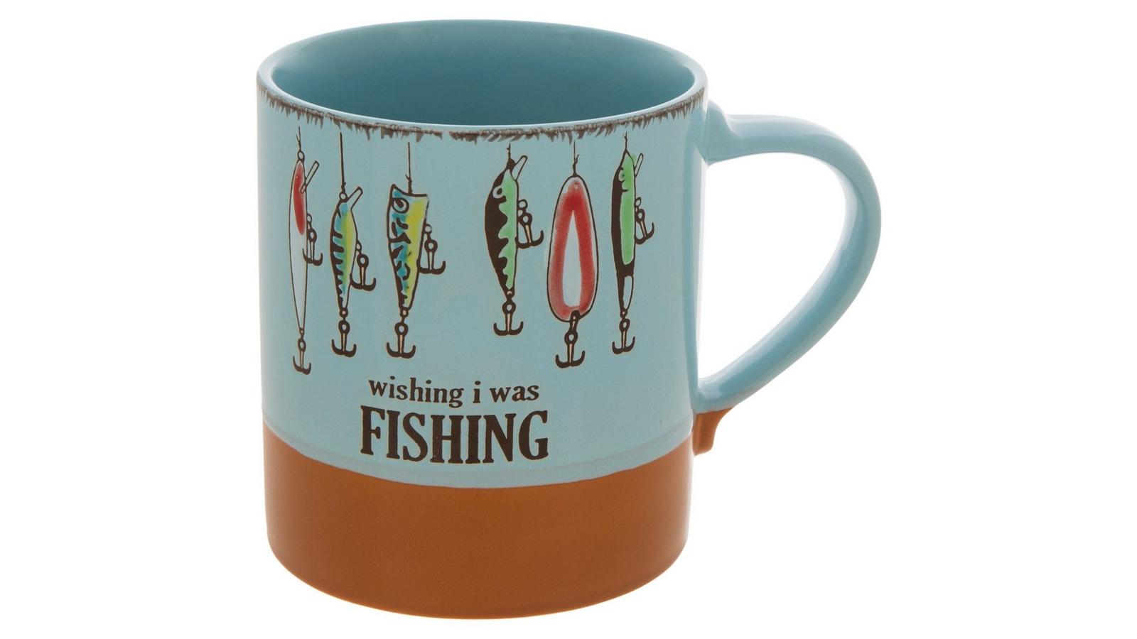 Wishing I Was Fishing Mug | Hobby Lobby | 2352888
