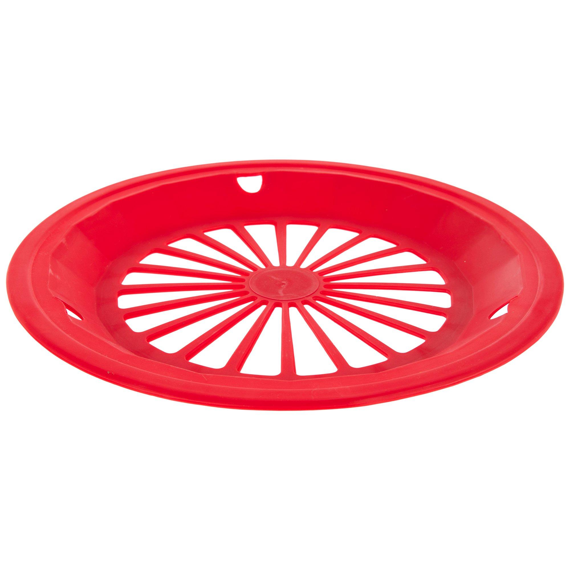 Red Plastic Plate Holders