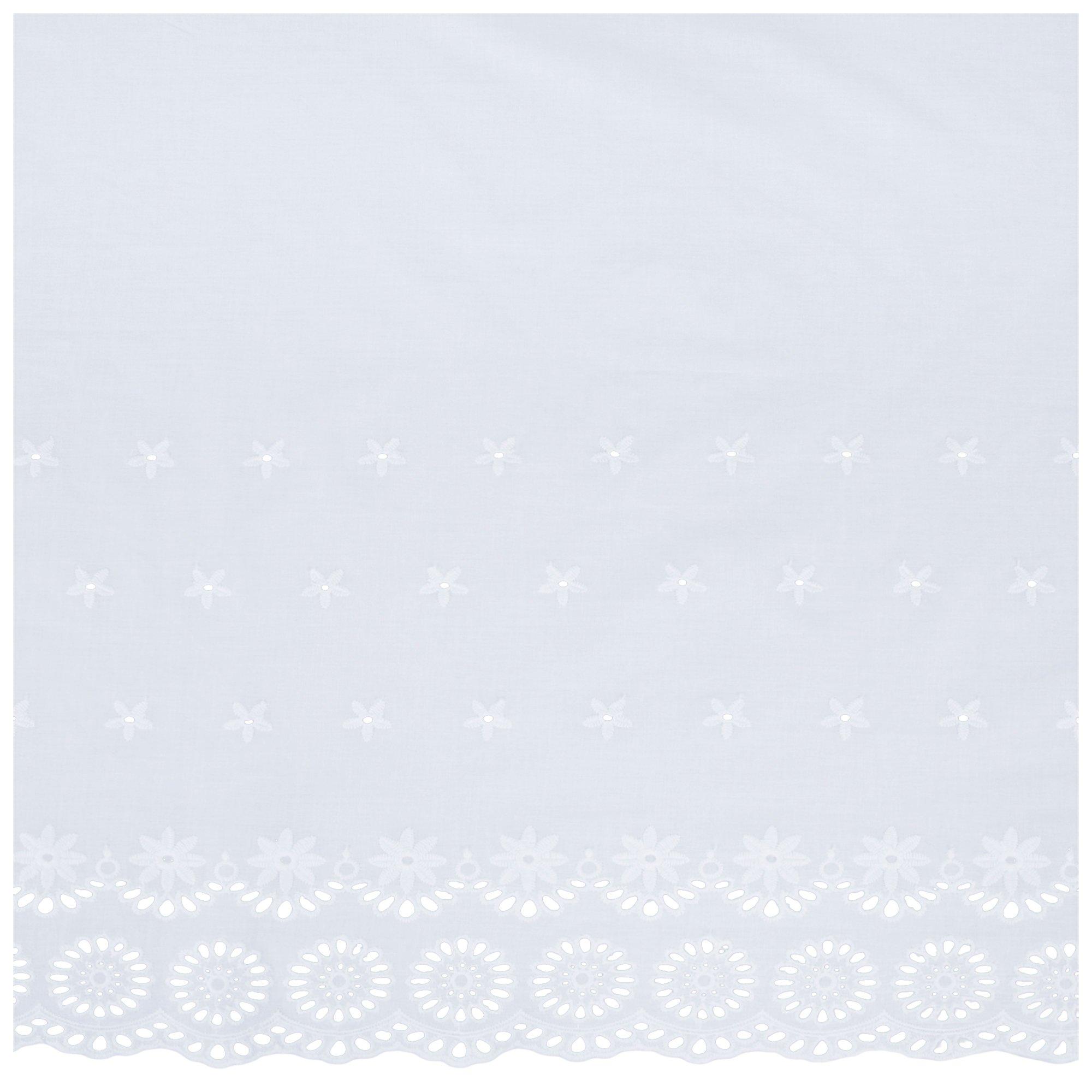 Embroidered Flower Scalloped Cotton Fabric Hobby Lobby 2355477