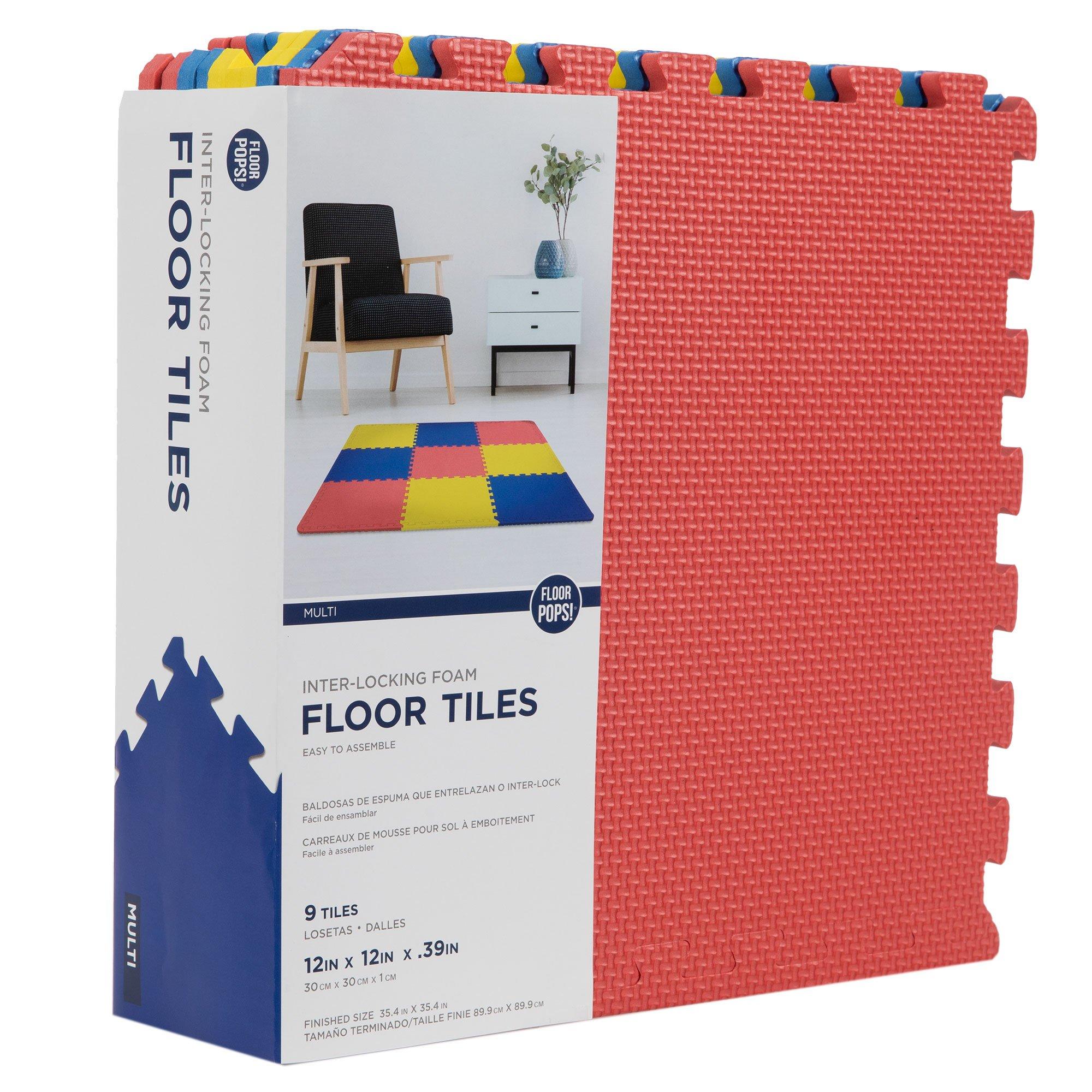 Interlocking Foam Anti Fatigue Floor Tiles 4 tiles/16 Sq. Ft. - JCPenney