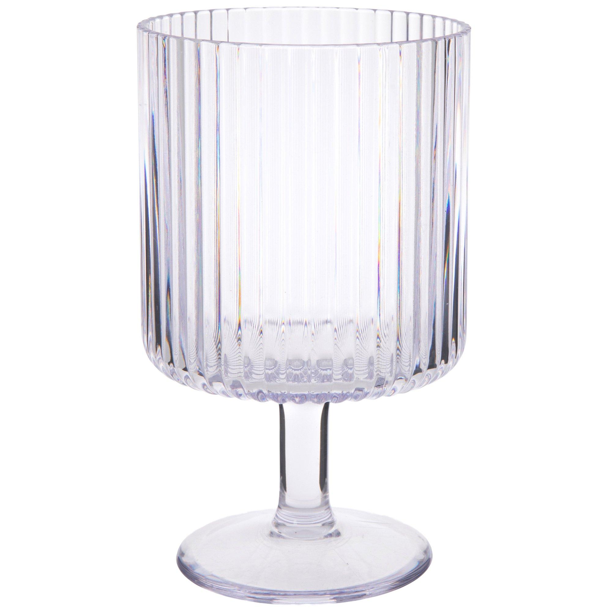 Ribbed Goblet Glass Hobby Lobby 2355865