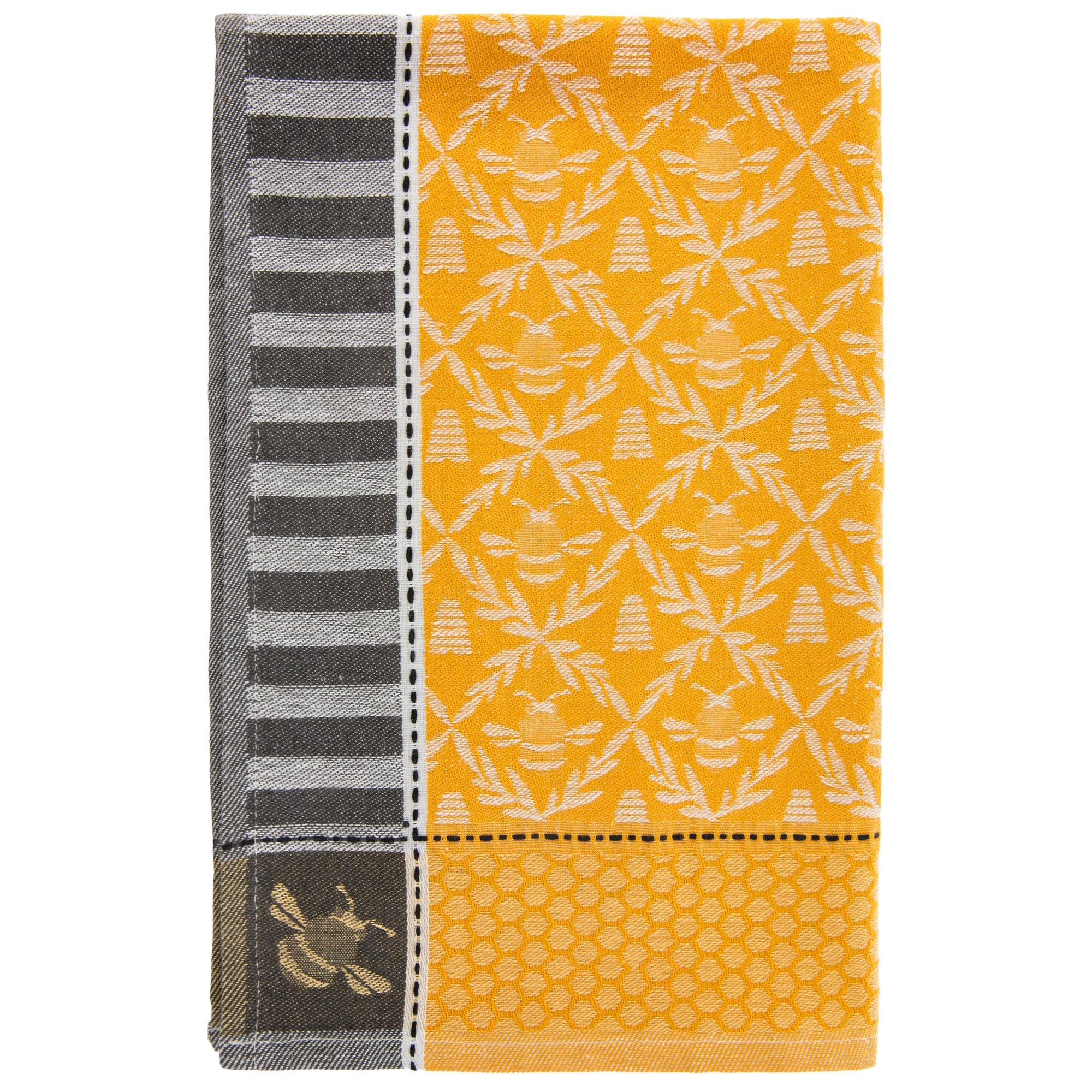 Jacquard Bee & Beehive Kitchen Towel