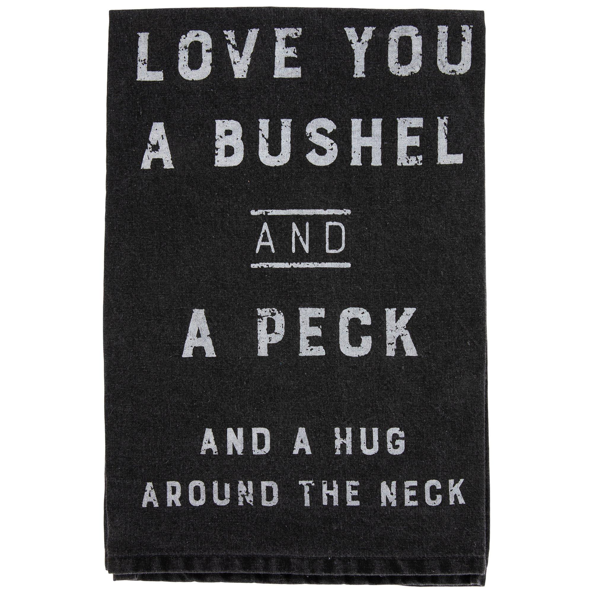 A Bushel &amp; A Peck Kitchen Towel