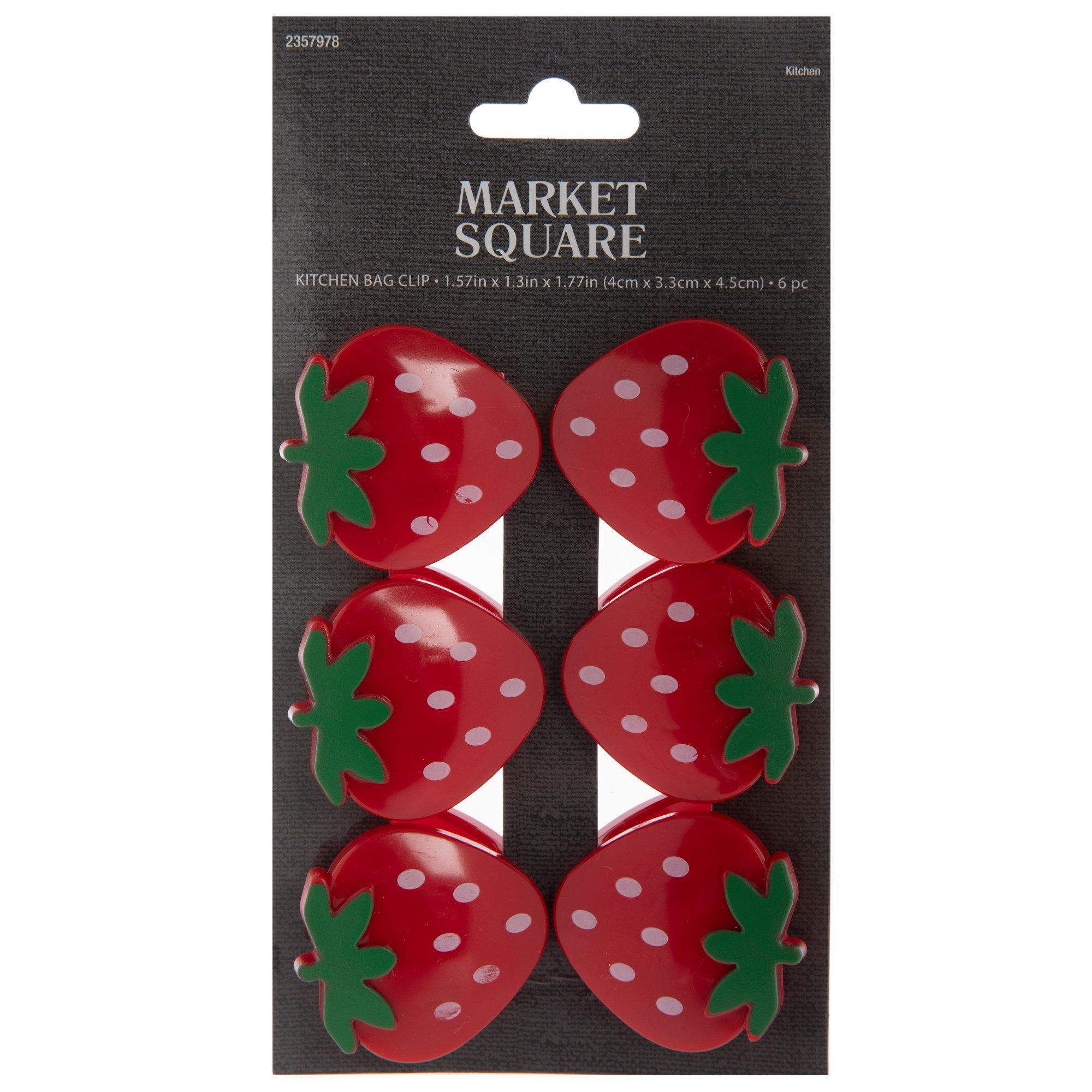 Strawberry Bag Clips