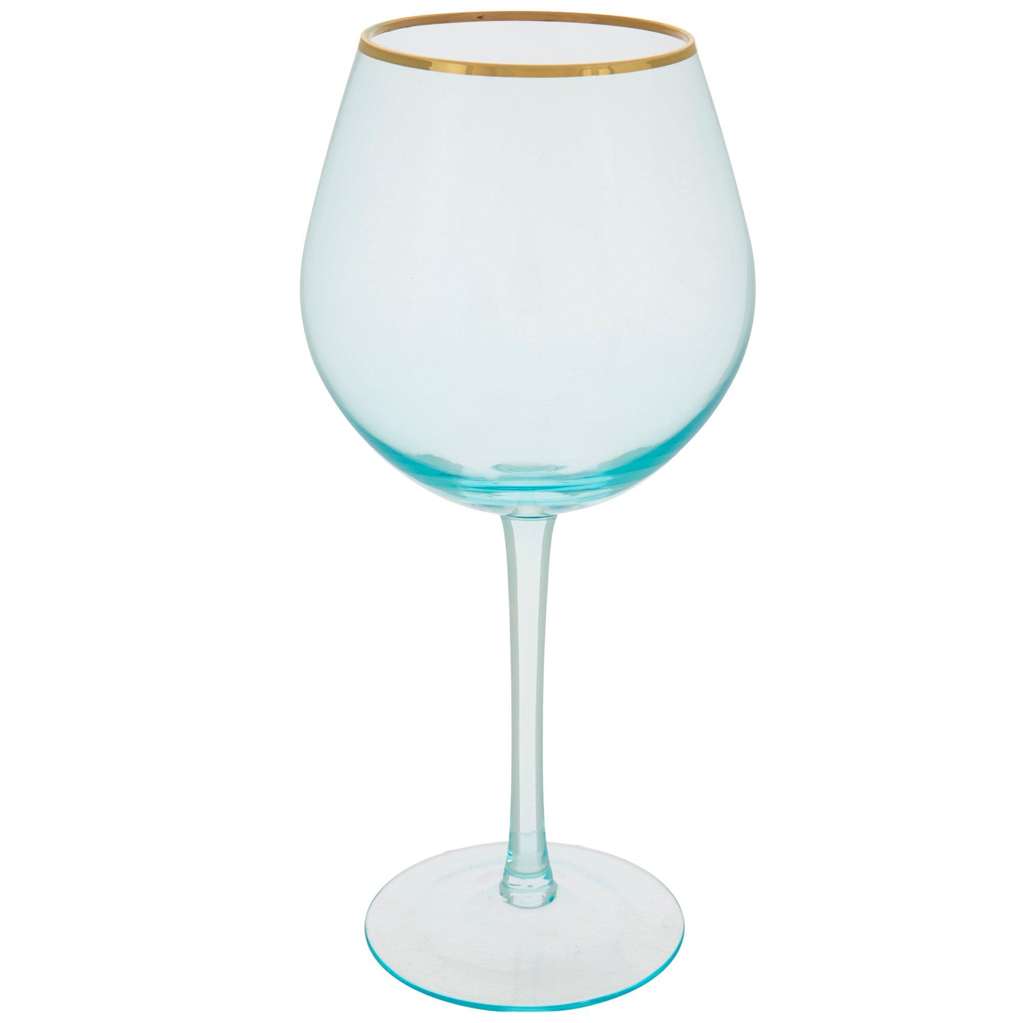 Gold Rim Oval Stemmed Glass | Hobby Lobby | 2358141