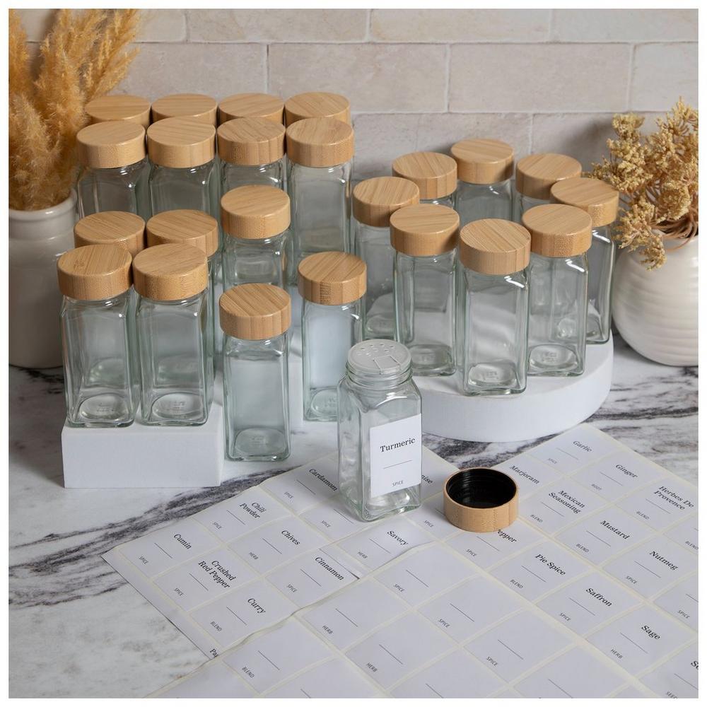 Glass Spice Jars