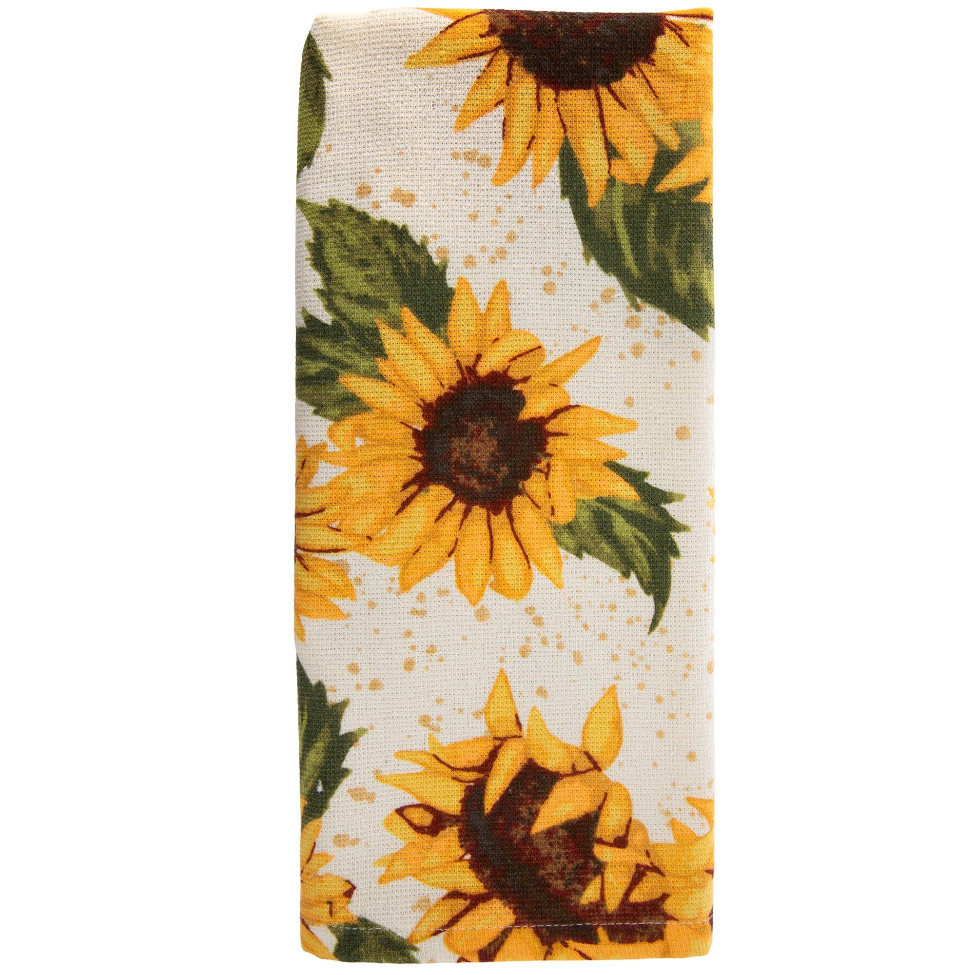 Sunflower Print Dishtowel | Hobby Lobby | 2358794