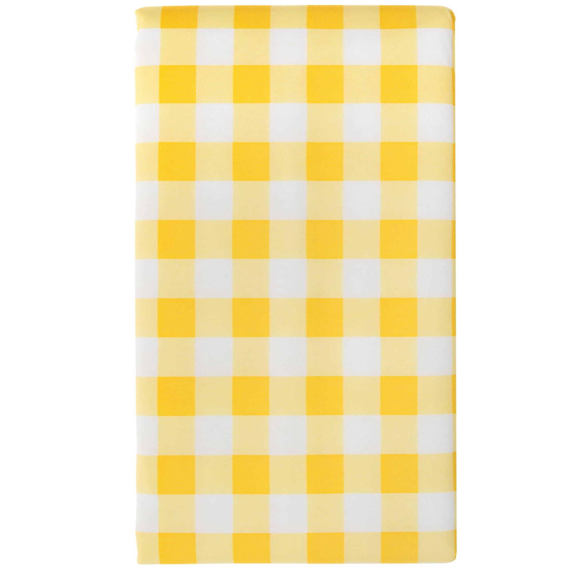 Yellow & White Checkered Tablecloth Hobby Lobby 2358893