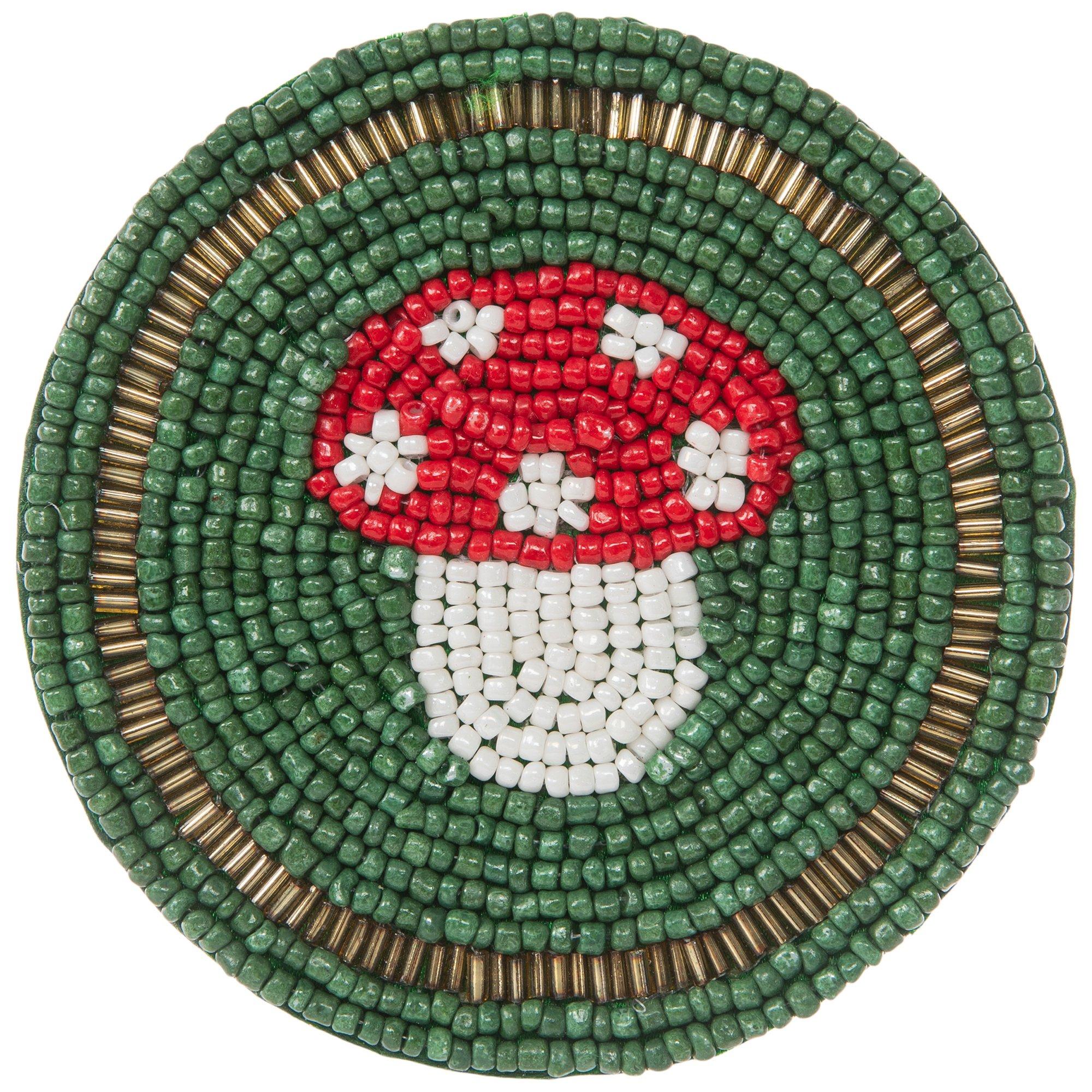 Mushroom Beaded Coaster Hobby Lobby 2359214