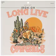 Long Live Cowgirls Iron-On Transfer