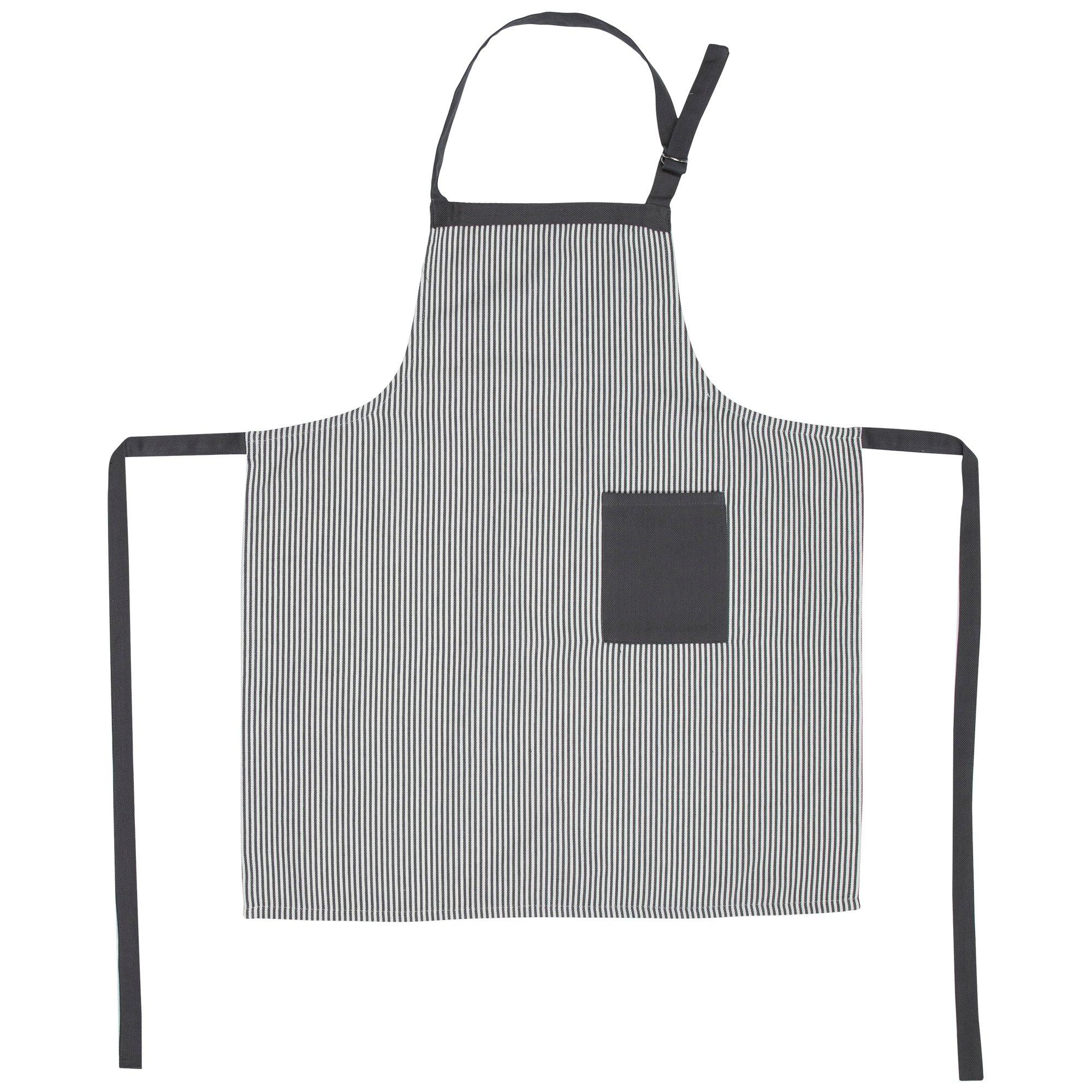 Gray & White Striped Apron Hobby Lobby 2359776