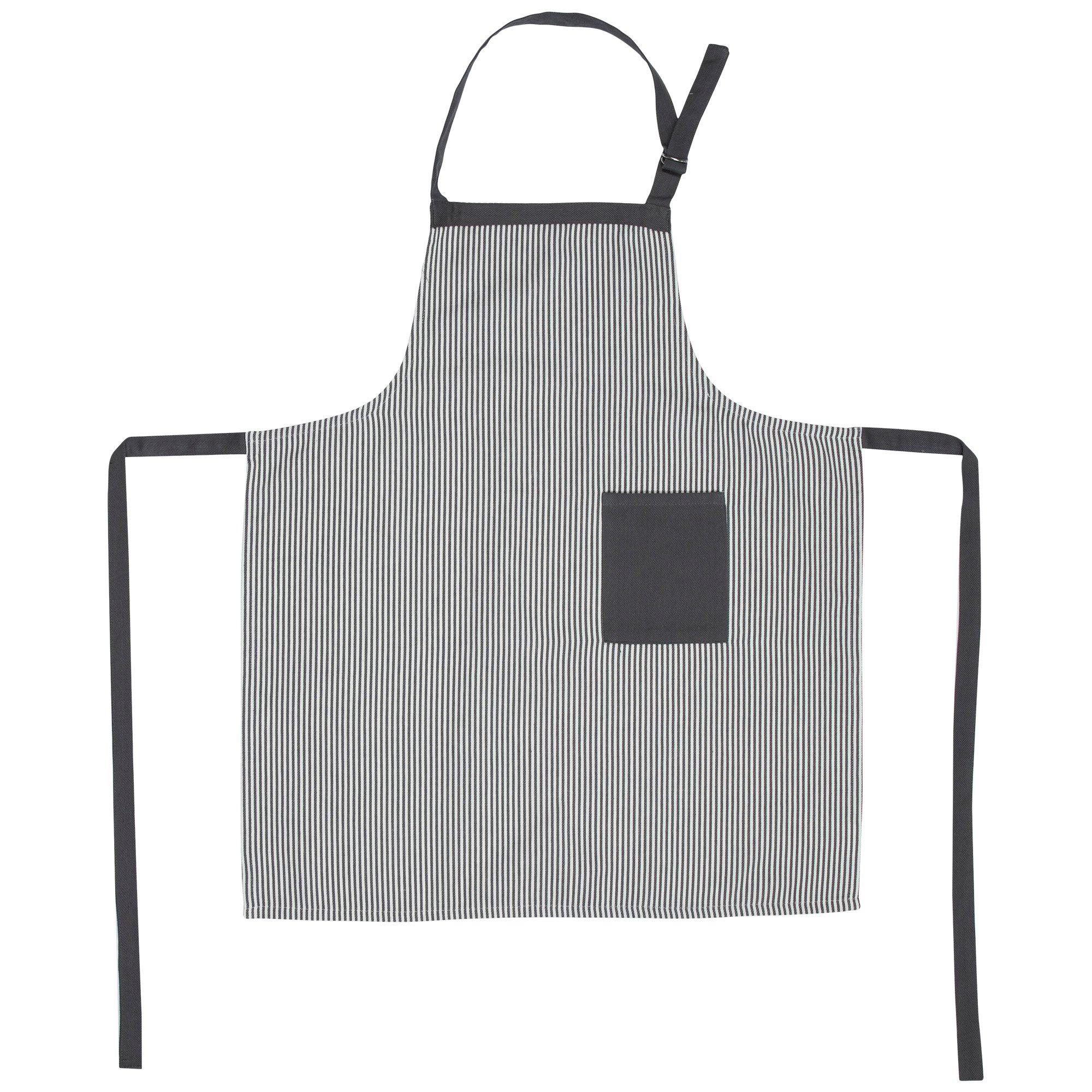 Gray & White Striped Apron | Hobby Lobby | 2359776