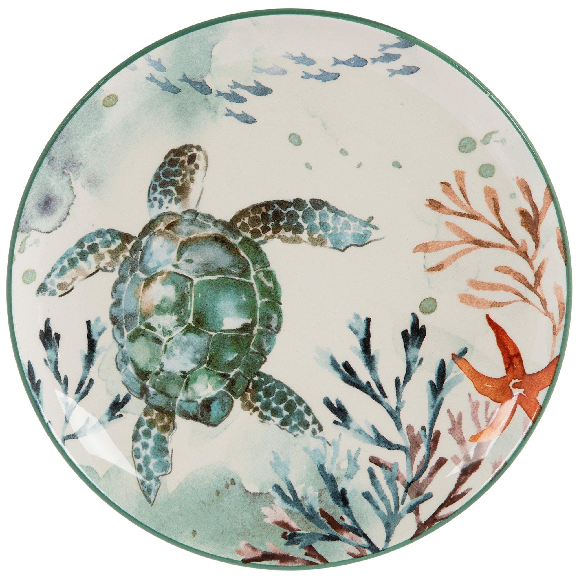 Marine Animal Ceramic Salad Plate Hobby Lobby 2360006