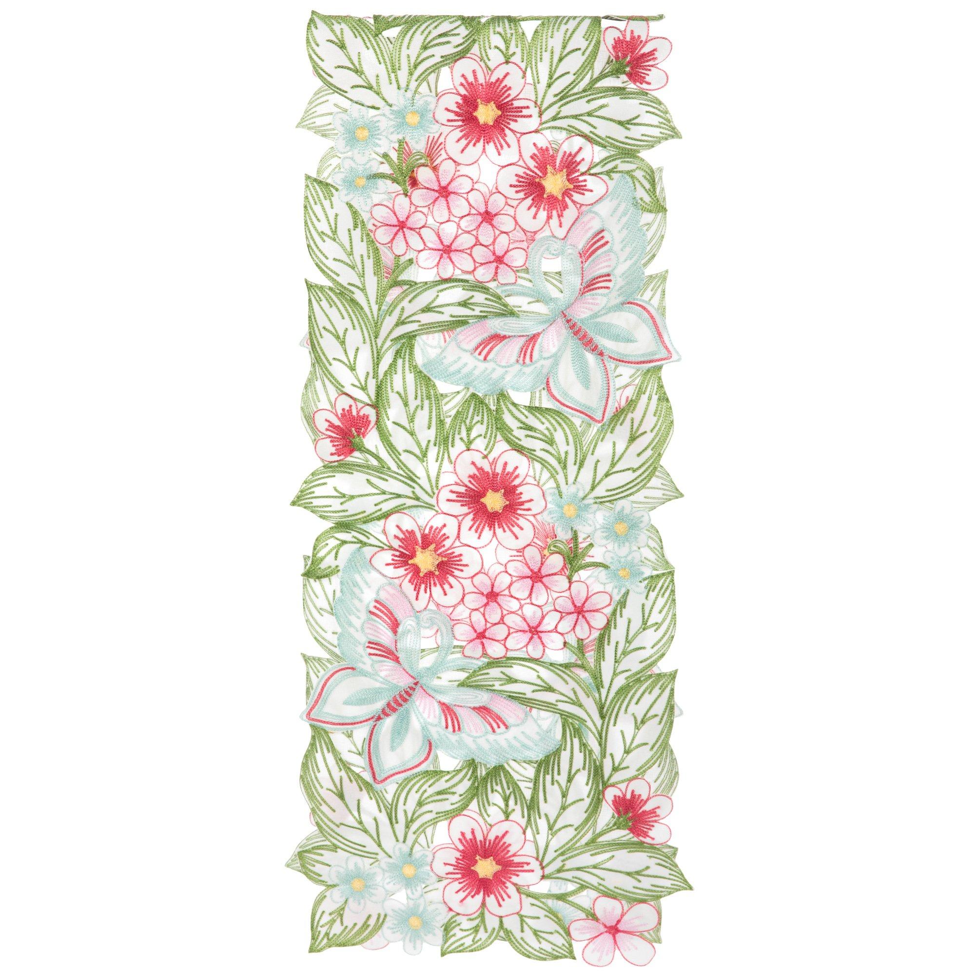 Butterflies & Flowers Cutwork Table Runner Hobby Lobby 2360501