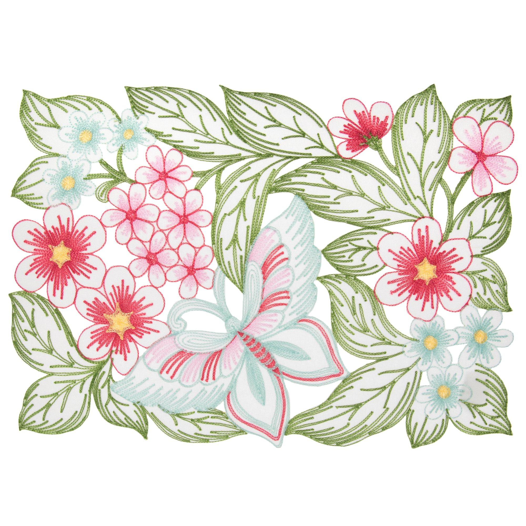 Butterfly & Flowers Cutwork Placemat Hobby Lobby 2360519