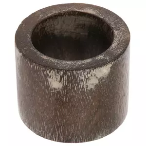 Distressed Round Wood Napkin Ring