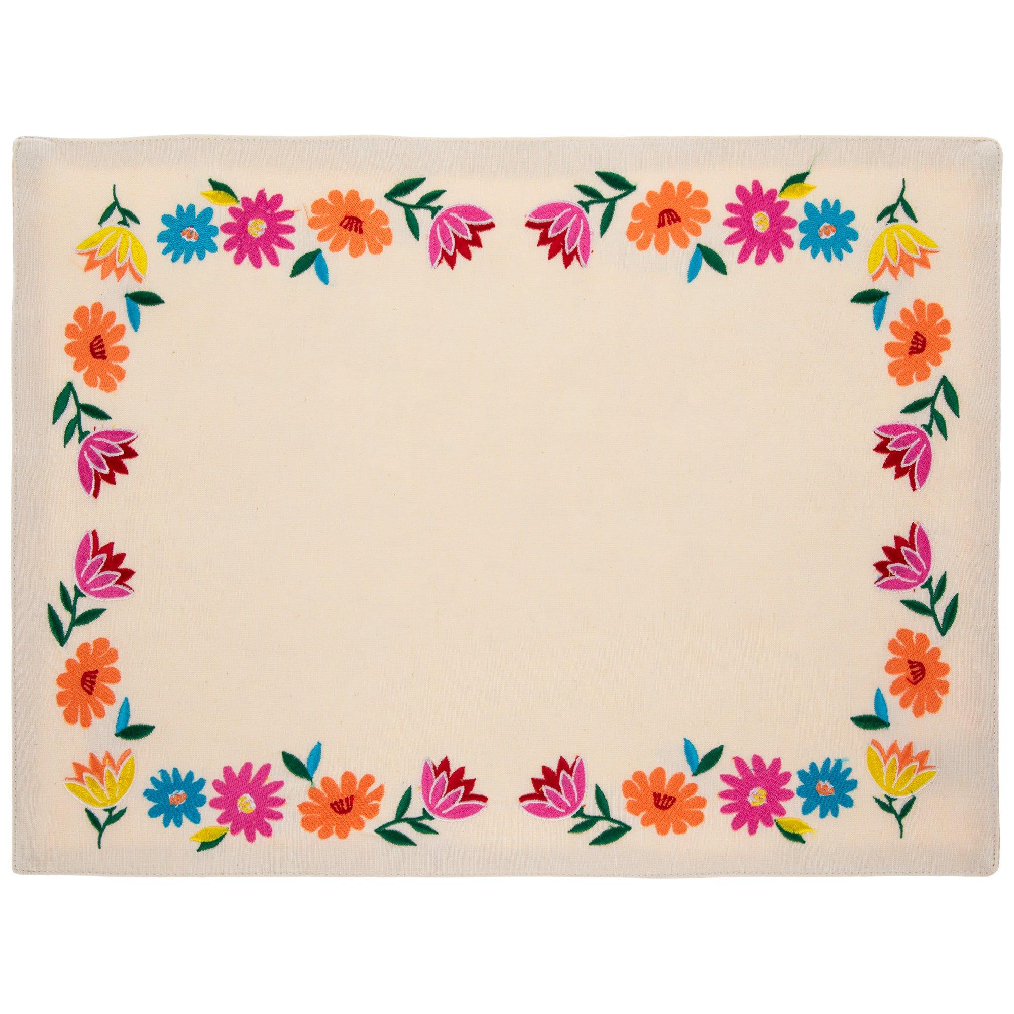 Embroidered Floral Placemat | Hobby Lobby | 2360956