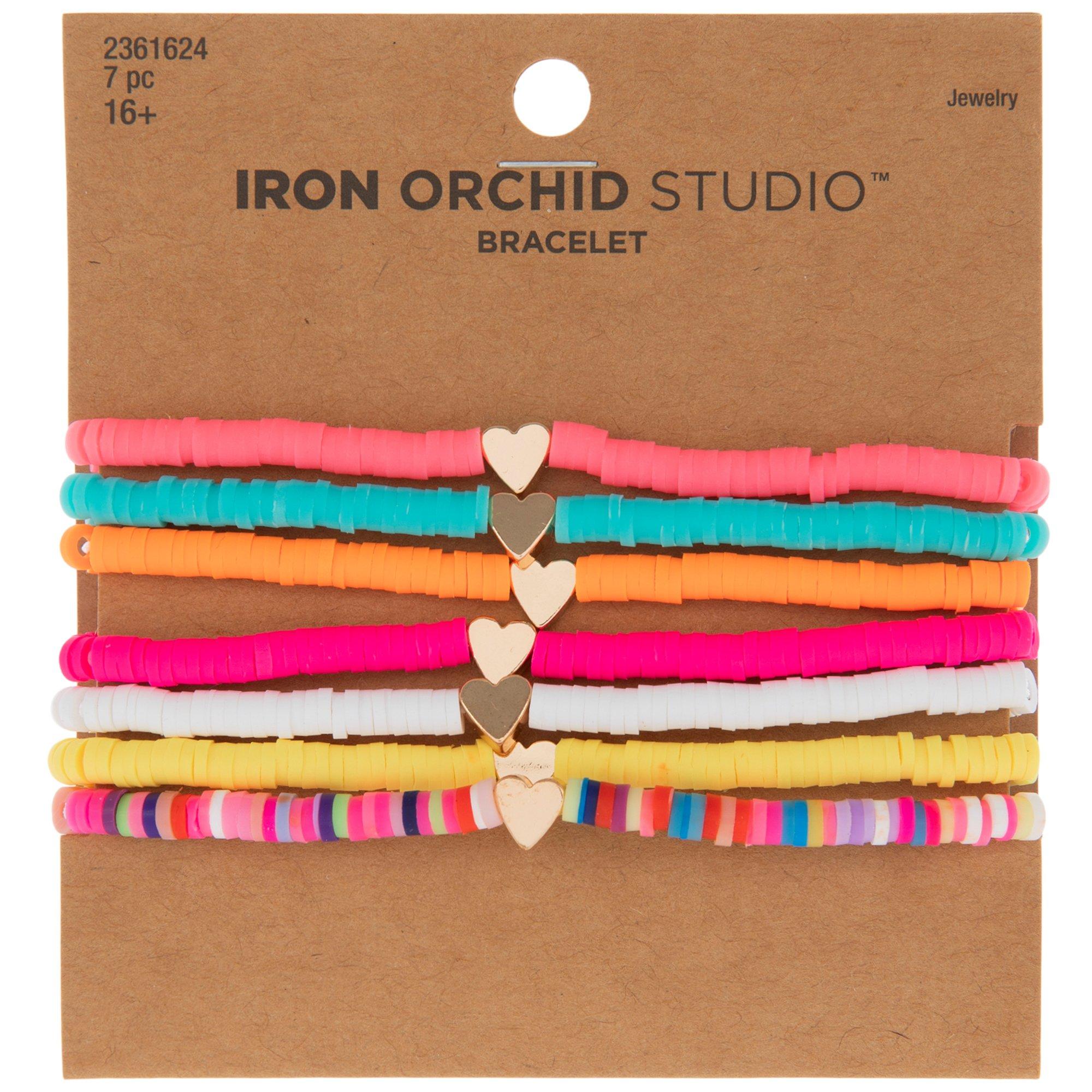 Neon Clay & Heart Bracelets Hobby Lobby 2361624