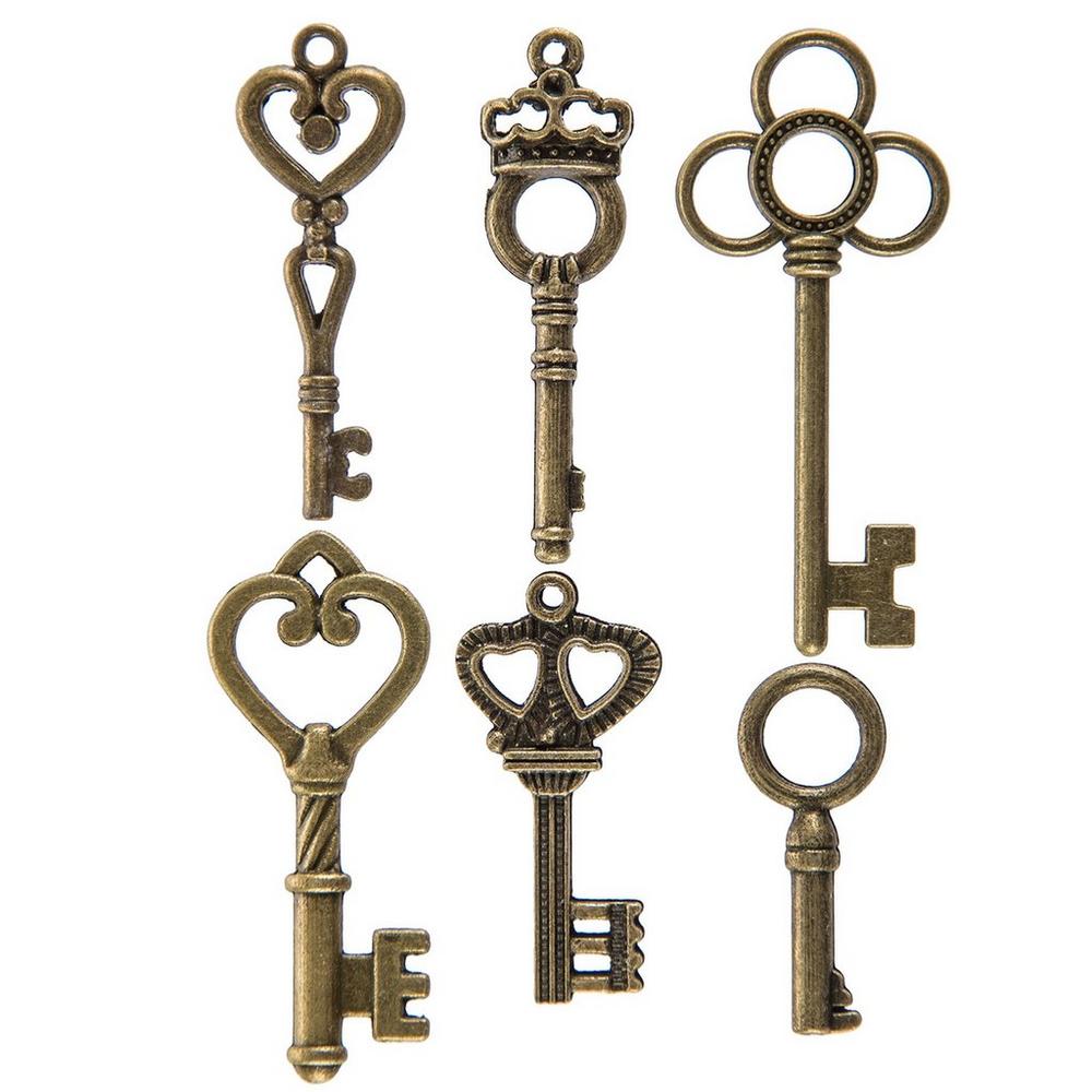 Antique Gold Vintage Key Embellishments | Hobby Lobby | 236349