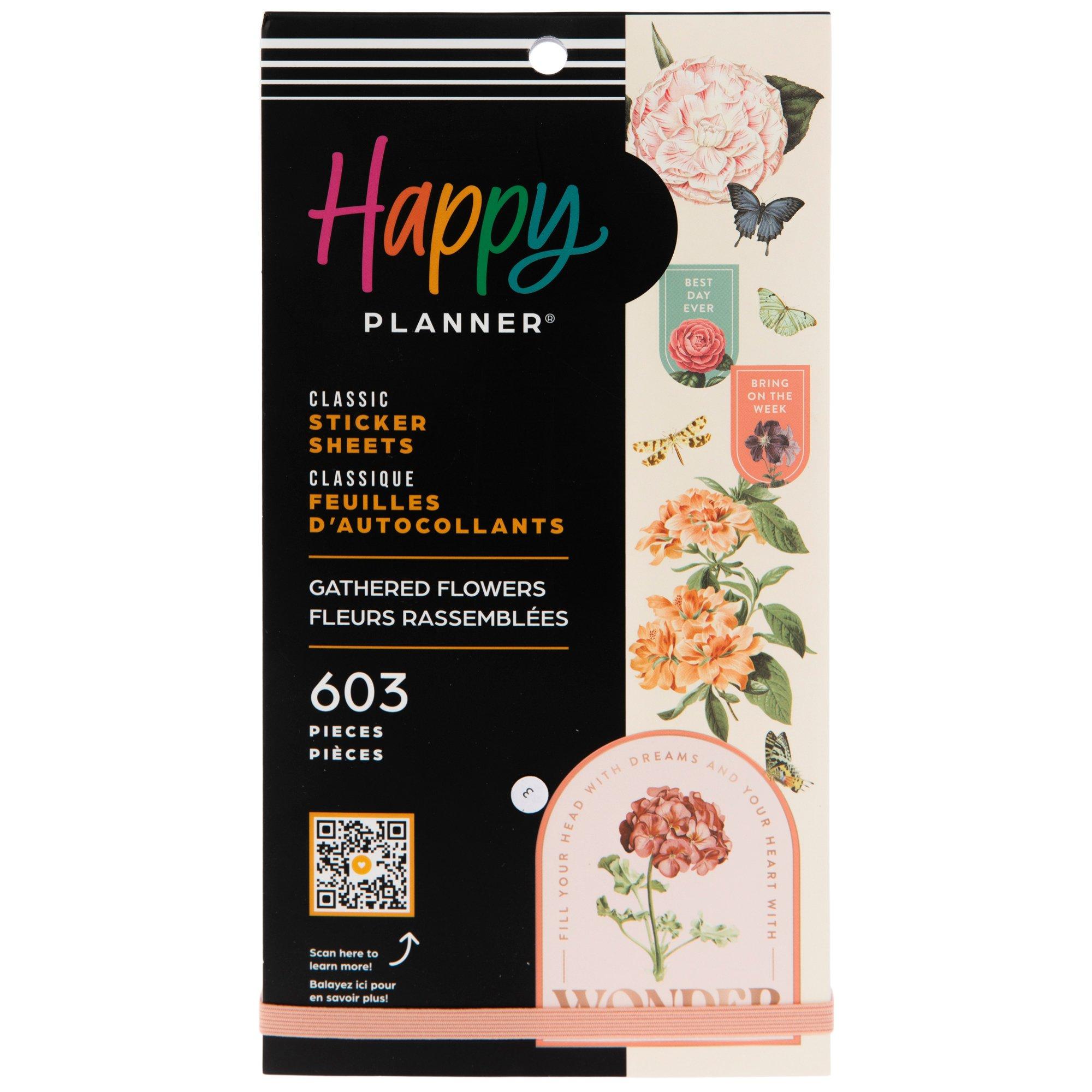 Gathered Flowers Happy Planner Stickers Hobby Lobby 2364016