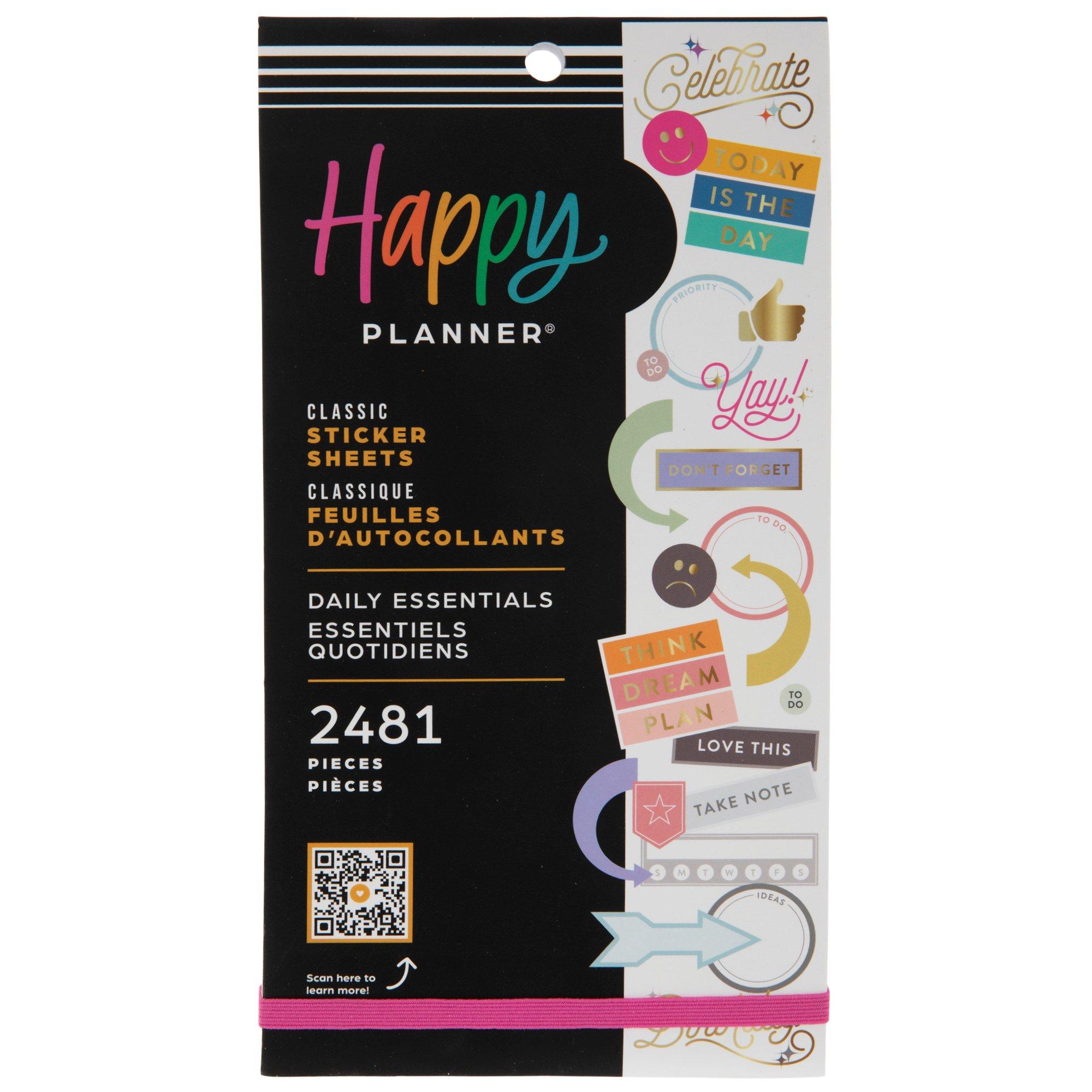 Daily Essentials Happy Planner Stickers Hobby Lobby 2364065