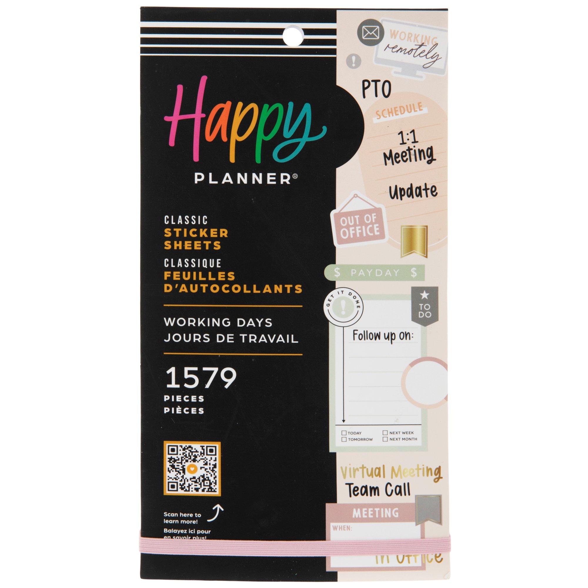 Working Days Happy Planner Stickers Hobby Lobby 2364073