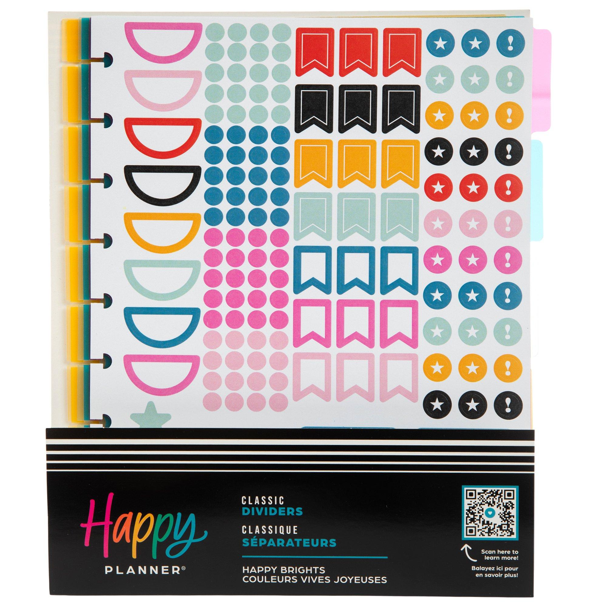 Happy Planner Bright Dividers & Stickers Hobby Lobby 2364115