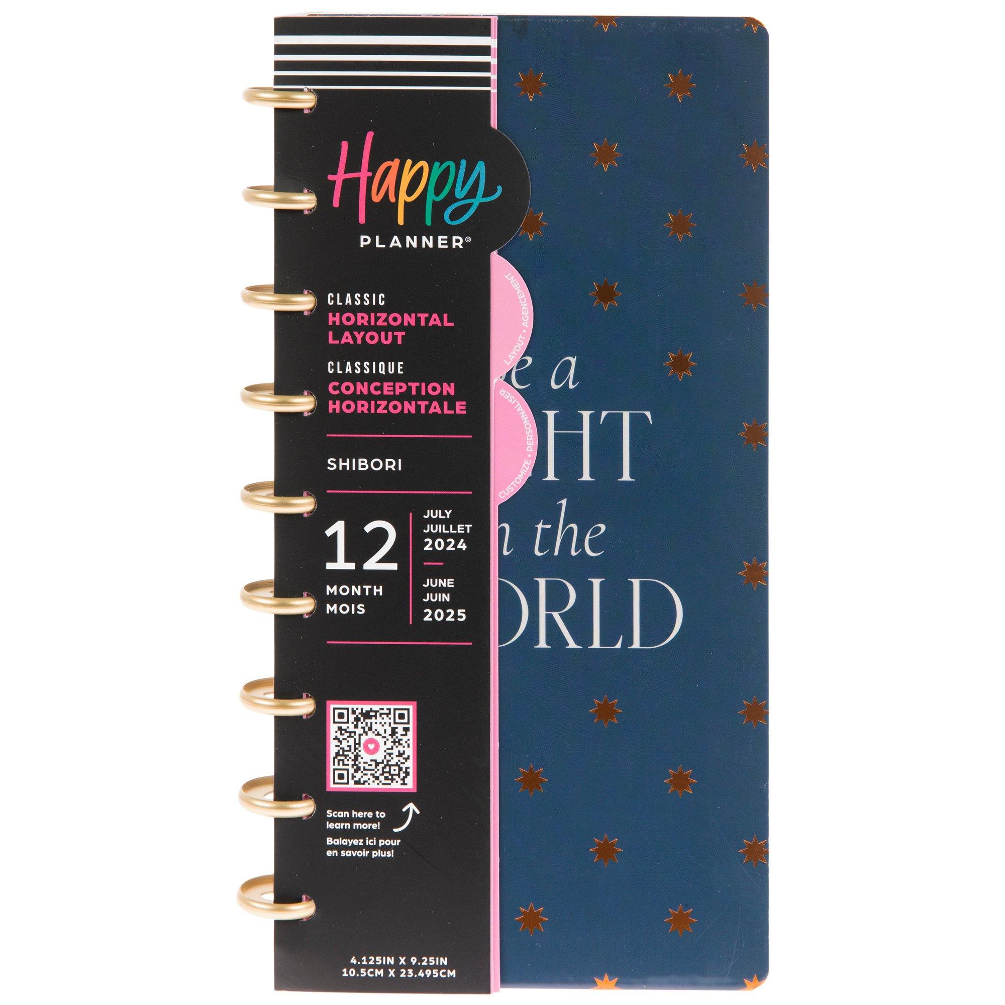 2024 2025 Shibori Skinny Happy Planner 12 Months Hobby Lobby 2364396