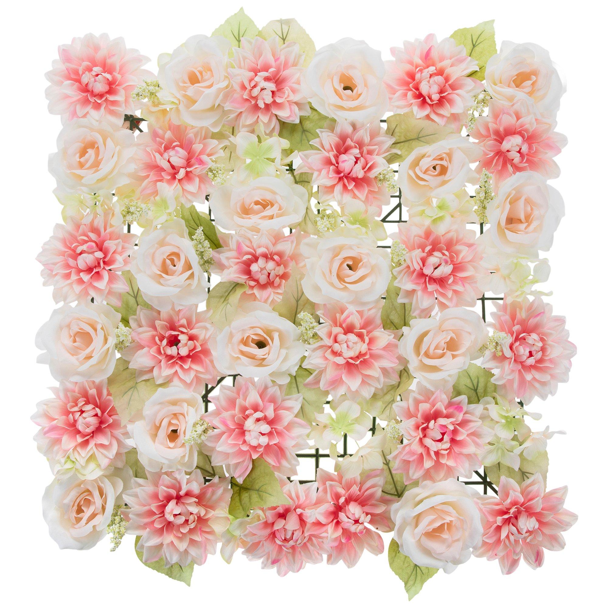 Dahlia, Rose & Hydrangea Flower Wall Panel Hobby Lobby 2365112