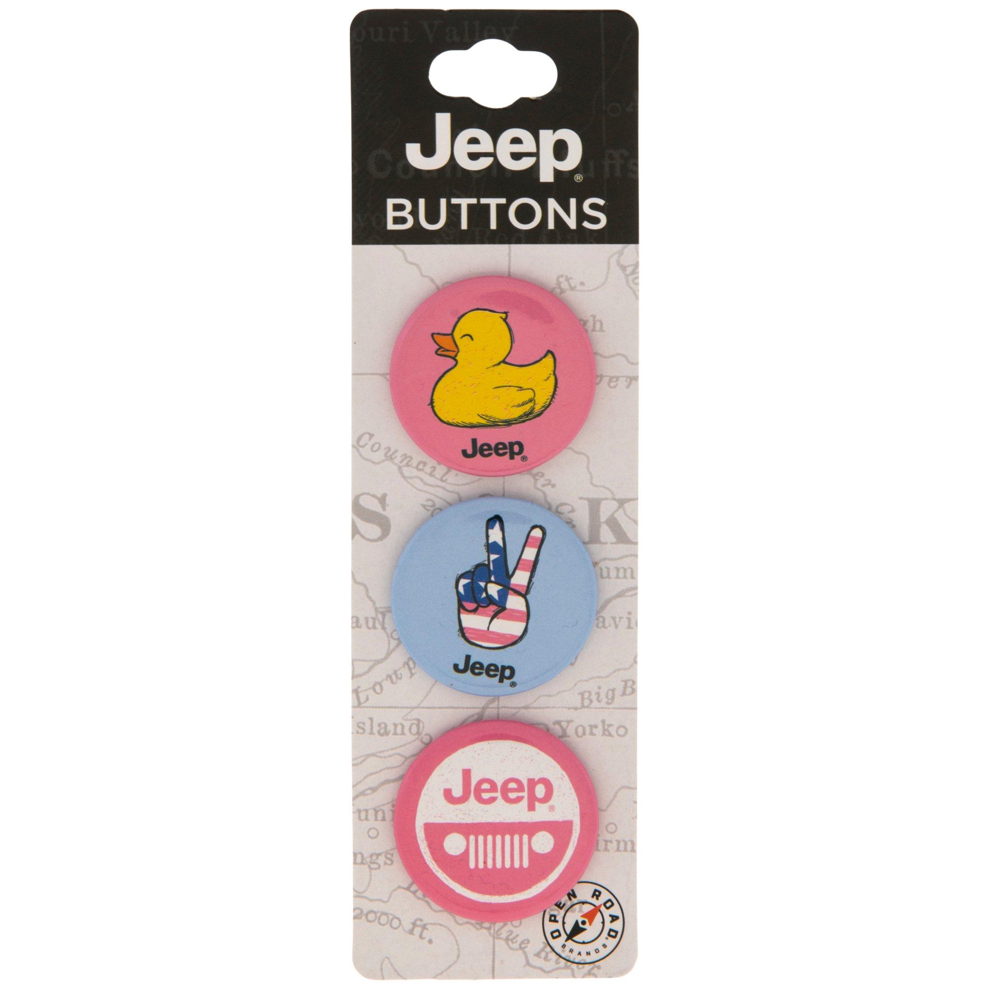 Pink & Blue Jeep Button Pins Hobby Lobby 2365237