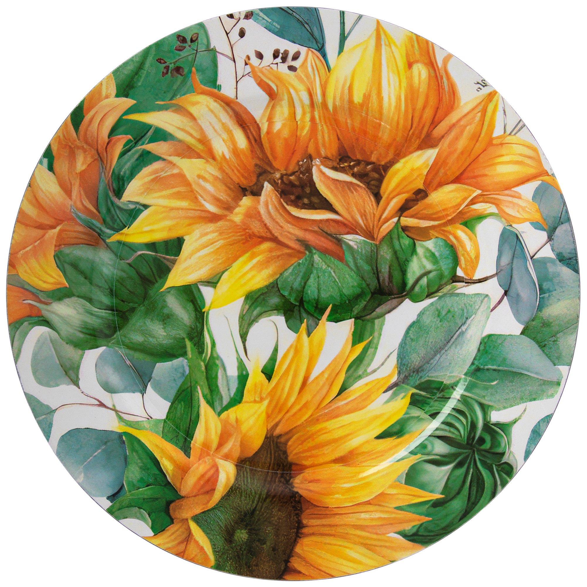 Sunflower Print Charger Plate Hobby Lobby 2365302