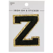 Letter Iron-On & Sticker Patch