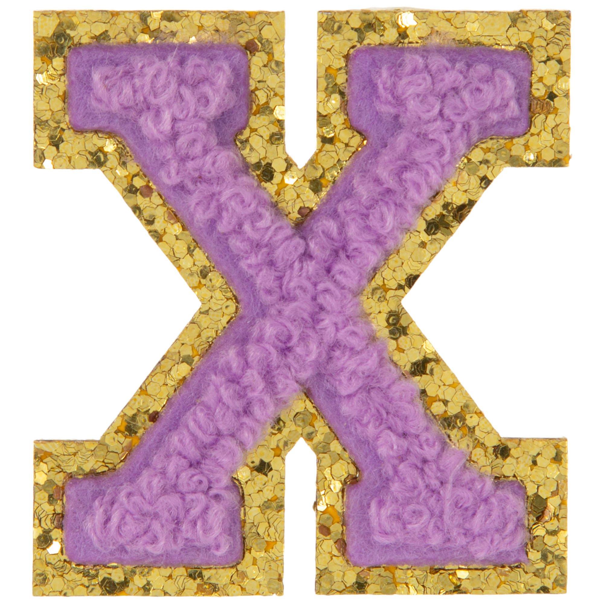 Mini Pearl Letter Iron-On & Sticker Patch