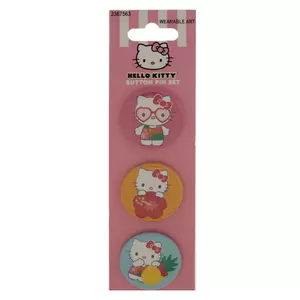 Hello Kitty Button Pins
