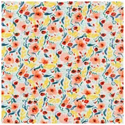 Floral Embroidered Apparel Fabric