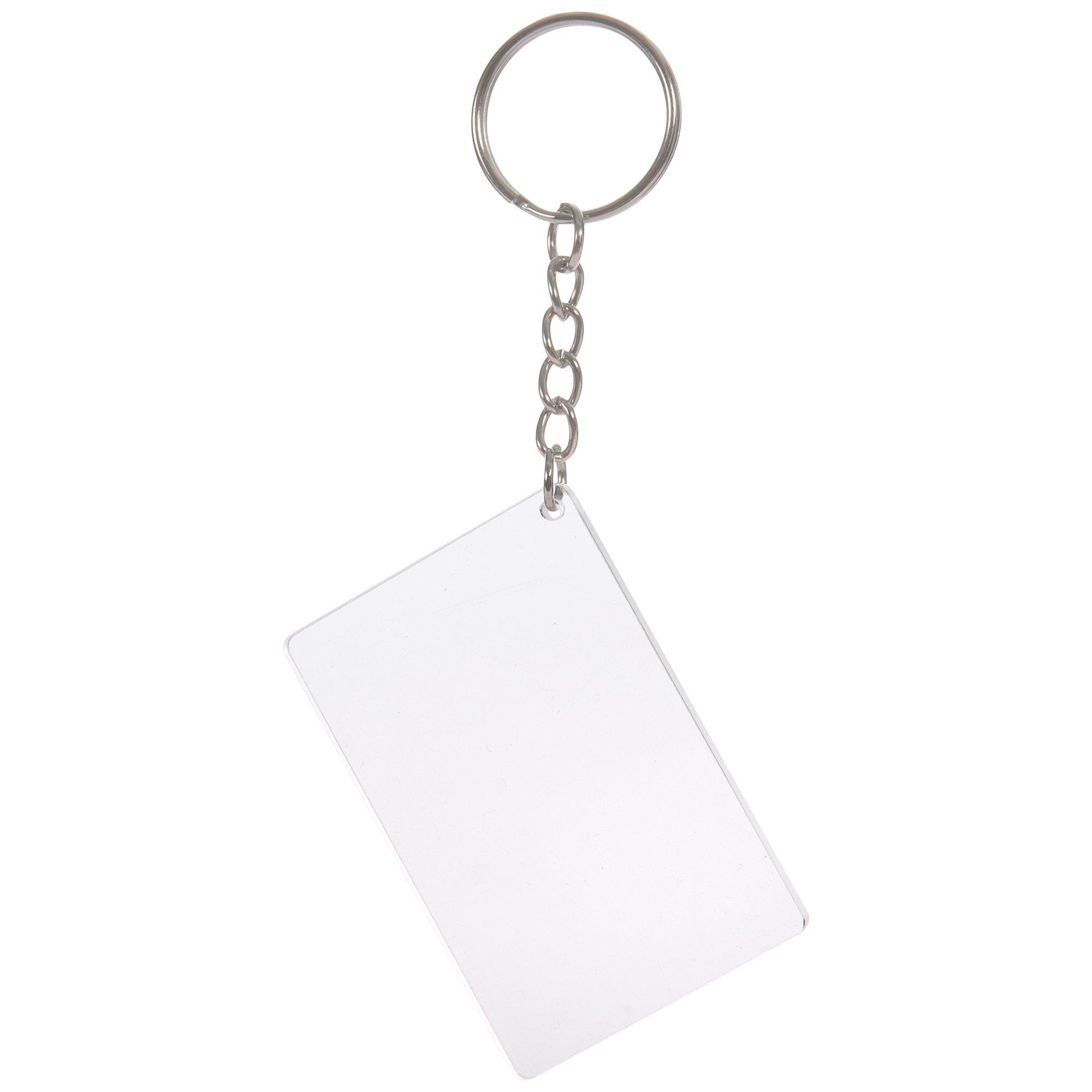 Rectangle Blank Acrylic Keychains | Hobby Lobby | 2369114