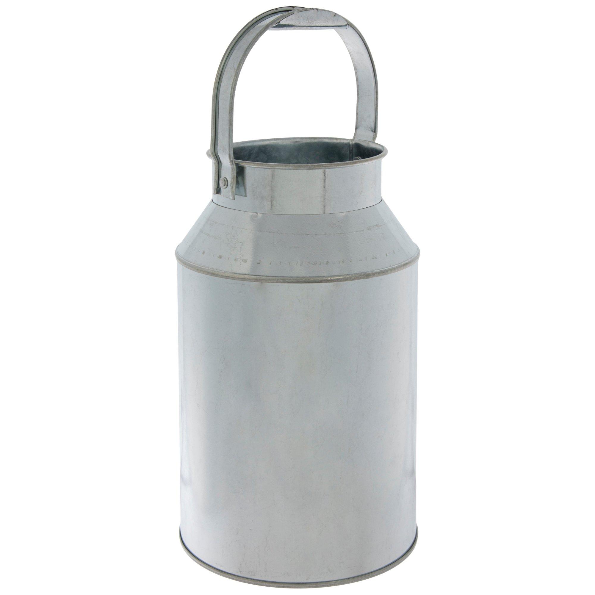 Shiny Galvanized Metal Milk Can | Hobby Lobby | 2369668