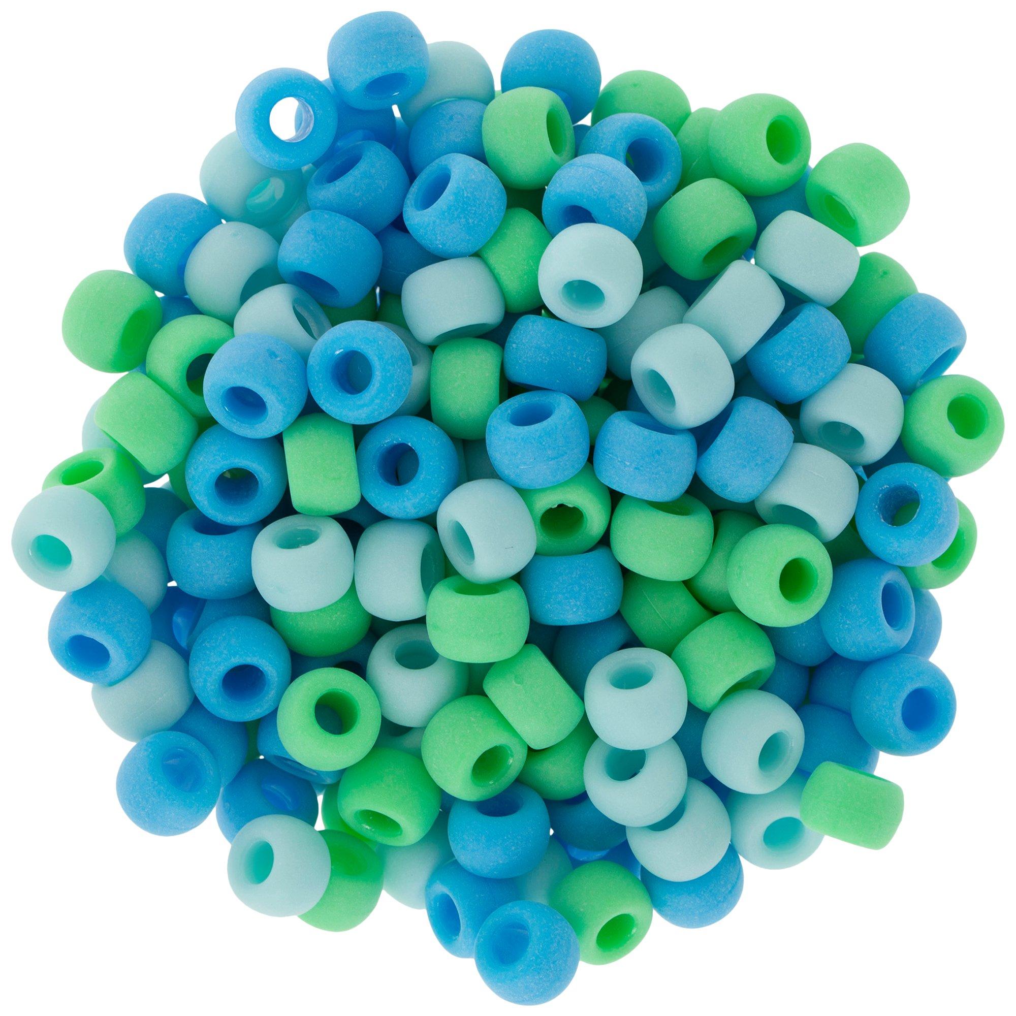 Blue & Green Pony Beads Hobby Lobby 2370062