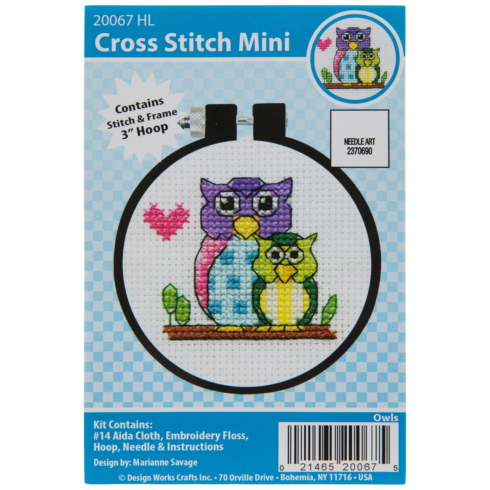 Design Works Owl Punch Needle Kit