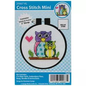 Rainbow Cross Stitch Ornament Kit, Hobby Lobby
