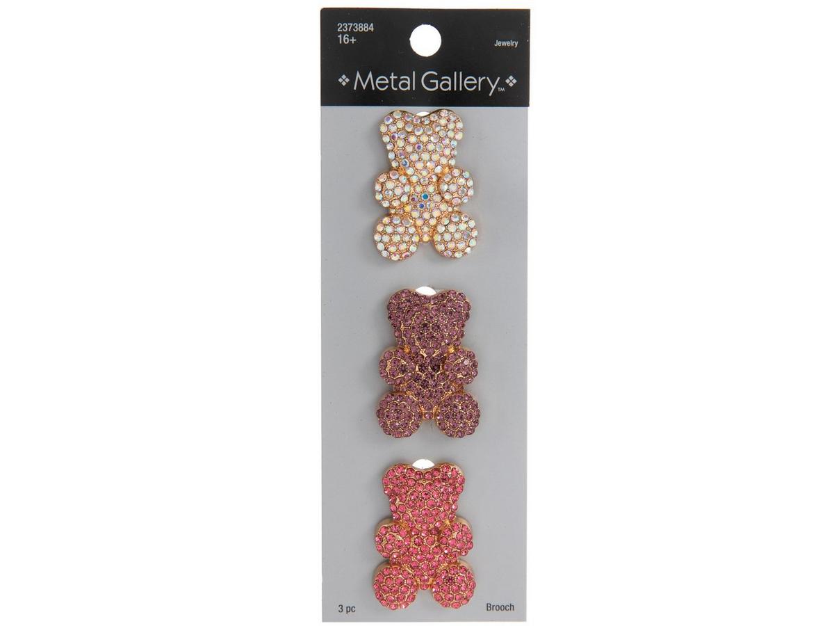 Teddy Bear Rhinestone Brooches | Hobby Lobby | 2373884