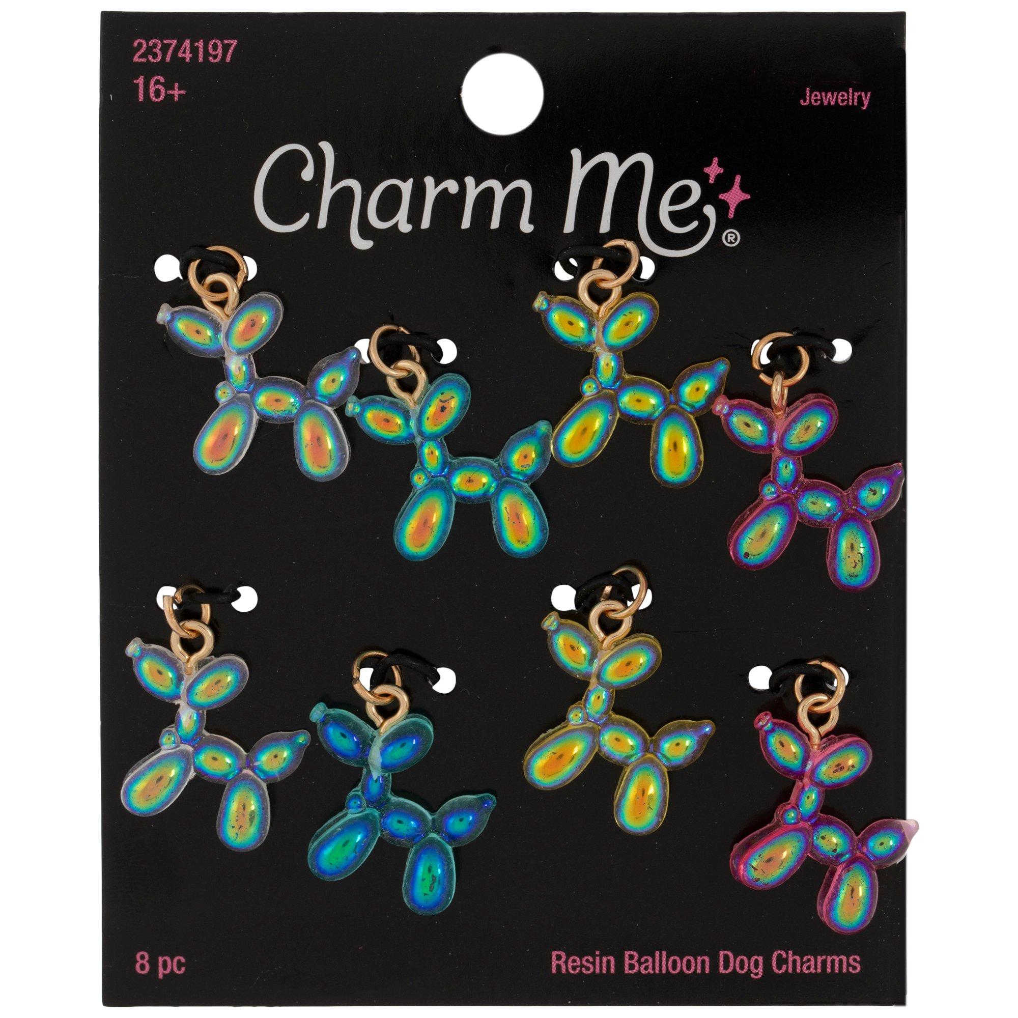 Iridescent Balloon Dog Charms | Hobby Lobby | 2374197