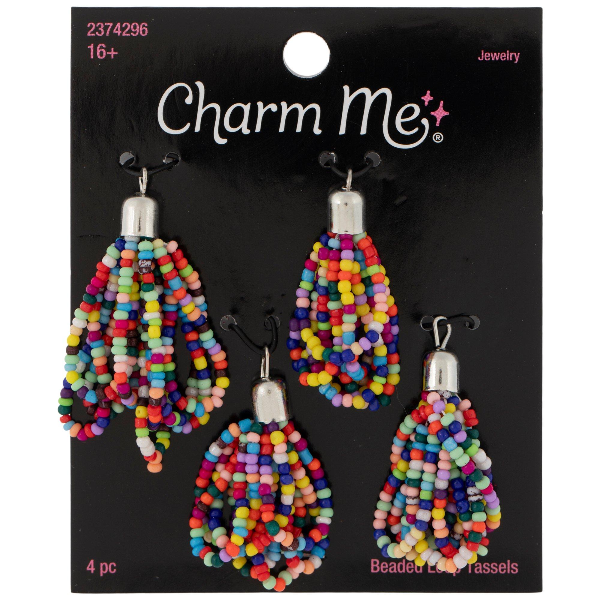 Beaded Loop Tassel Charms Hobby Lobby 2374296